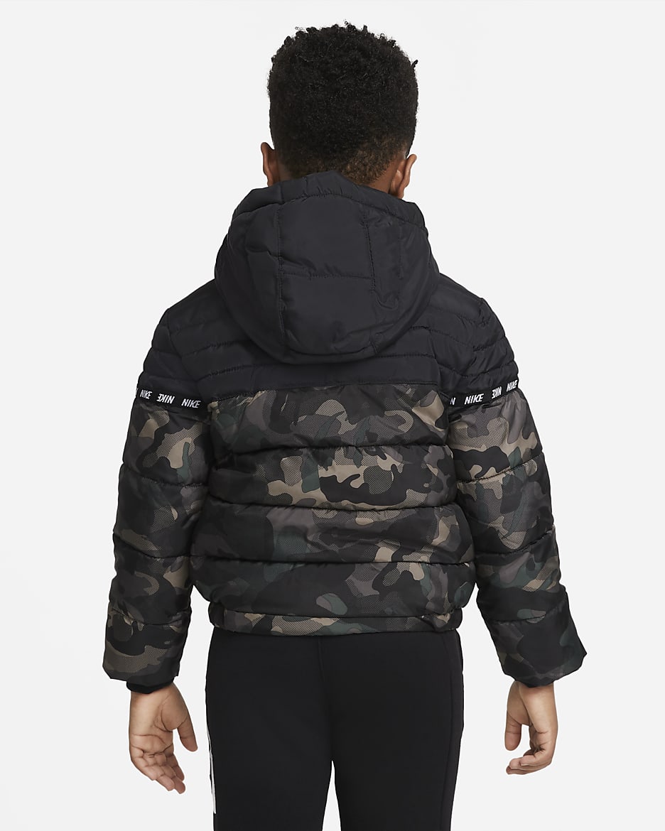 Nike camo bubble jacket sale